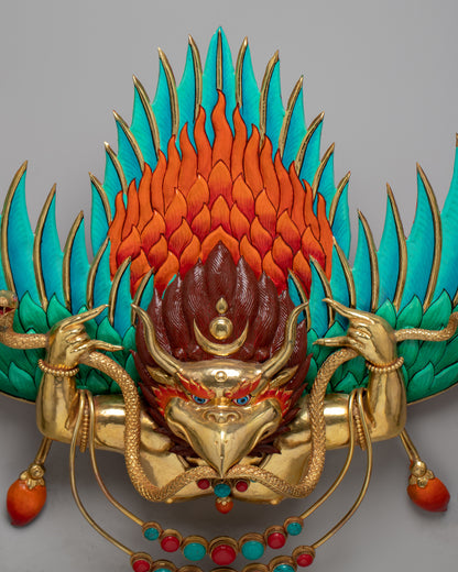 Tibetan Garuda Wall Hanging | Symbolic Handcrafted Decor for Spiritual Spaces