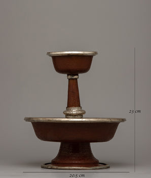 Tibetan Altar Offerings Serkyem Set | Elevate Your Spiritual Practice with Traditional Ritual Items