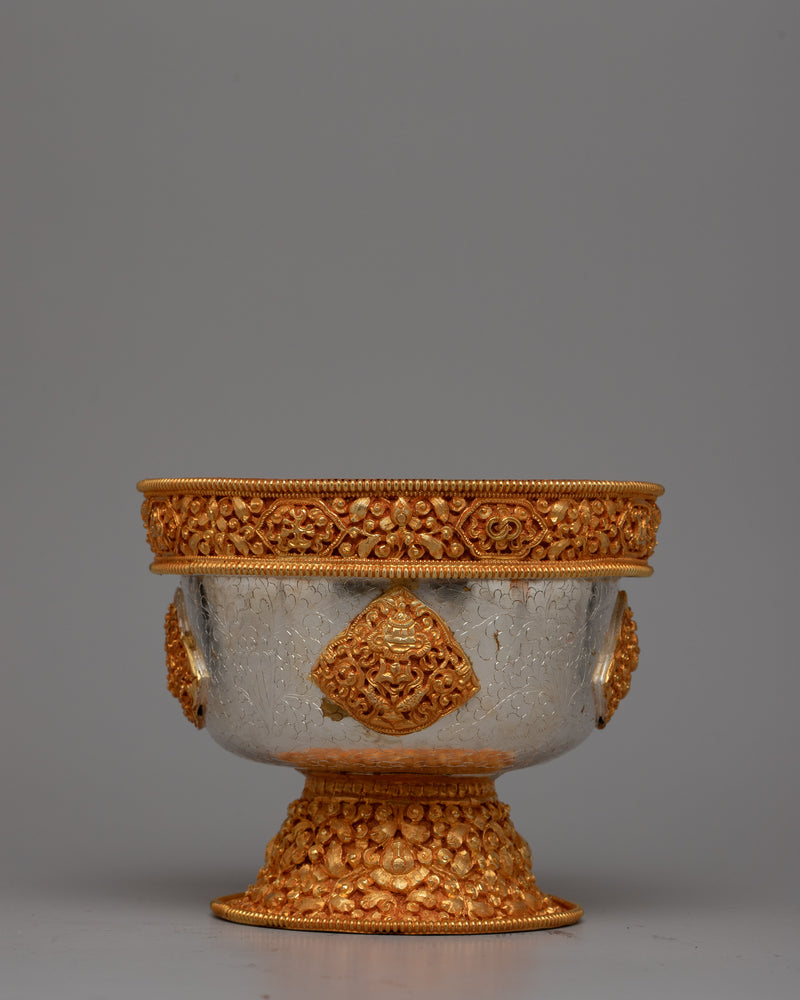 Buddhist Offering Bowl Set | Sacred Vessels for Spiritual Devotion and Ritual Practice