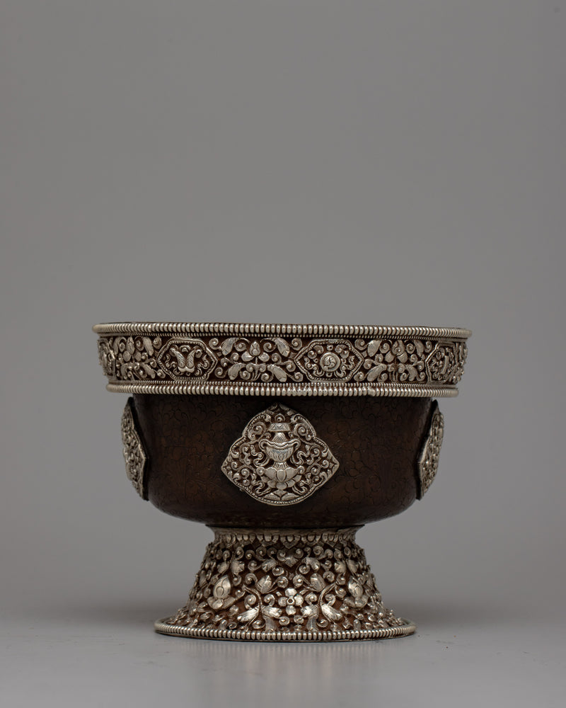 Offering Bowls Buddhist Set | Handcrafted Traditional Vessels for Sacred Devotion