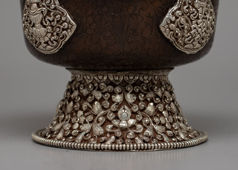 Offering Bowls Buddhist Set | Handcrafted Traditional Vessels for Sacred Devotion