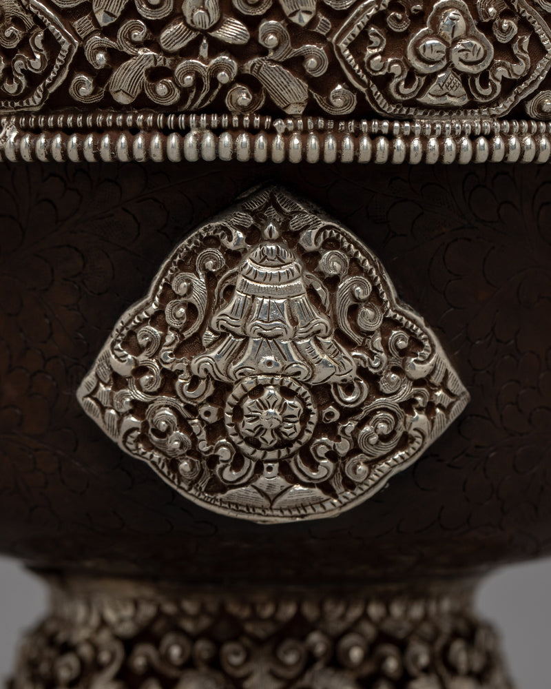 Offering Bowls Buddhist Set | Handcrafted Traditional Vessels for Sacred Devotion