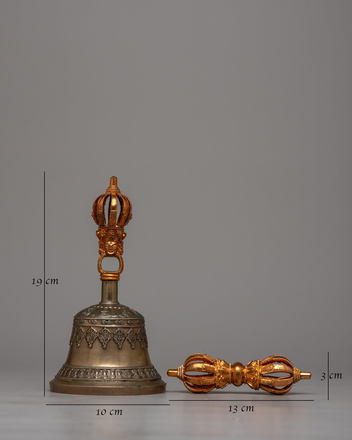 Tibetan Buddhist Ritual Items Vajra and Bell | Explore Devotion with Buddhist Items