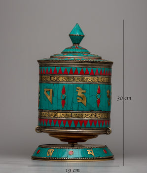 Prayer Spinning Wheel | Embrace Spiritual Practice with Tradition and Devotion