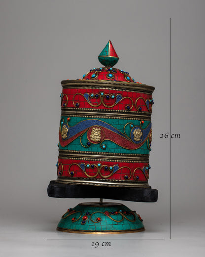 Authentic Prayer Wheel | mbark on a Journey of Devotion