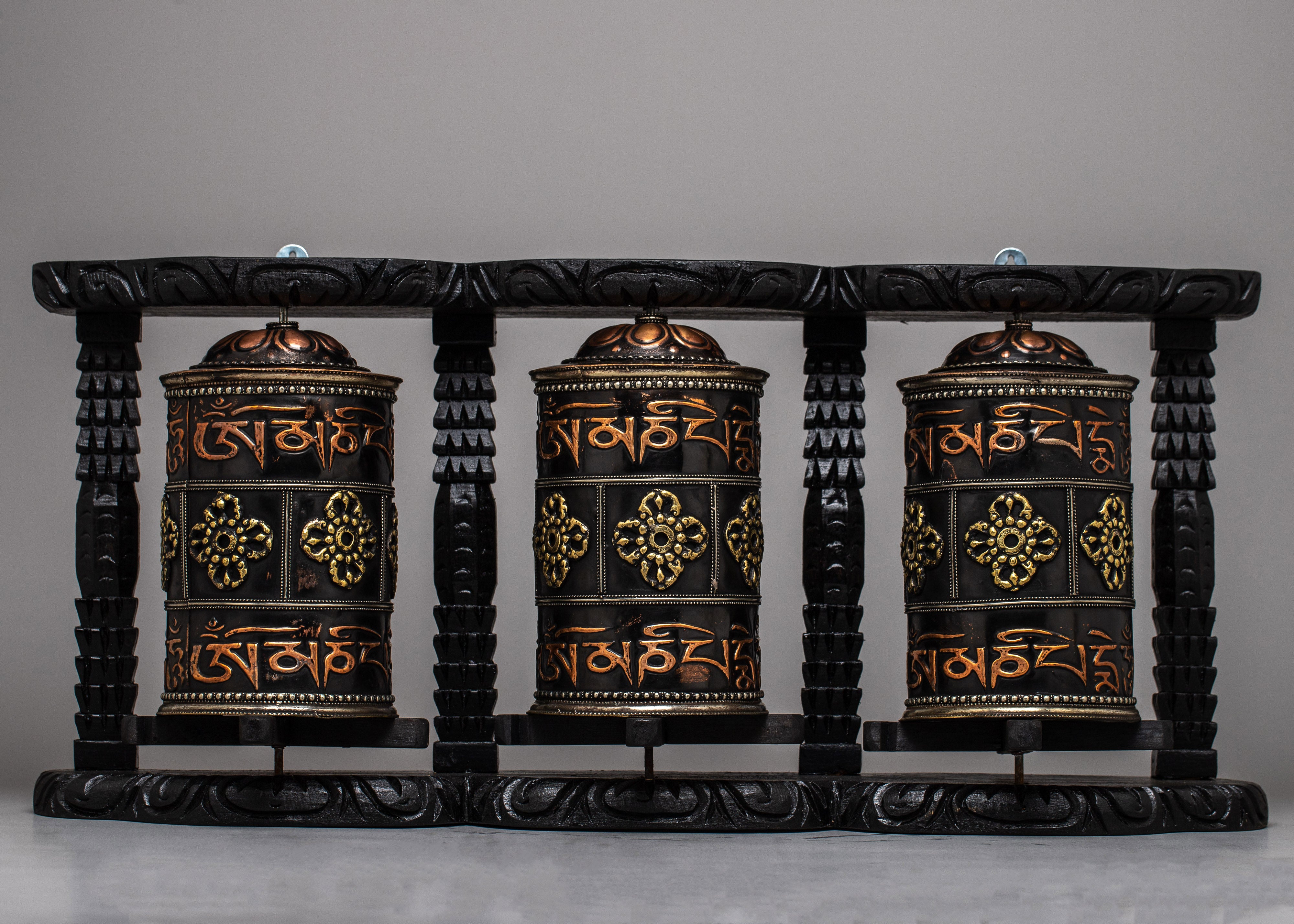 Buddhist Mantra Prayer Wheel | Experience Spiritual Harmony and Devotion