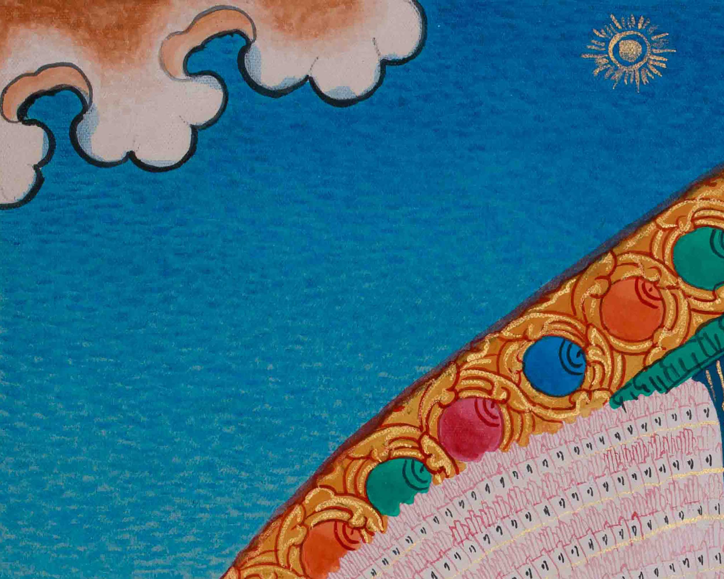 Tibetan 1000 Armed Chenrezig Thangka | Avalokiteshvara Art | Compassion Deity