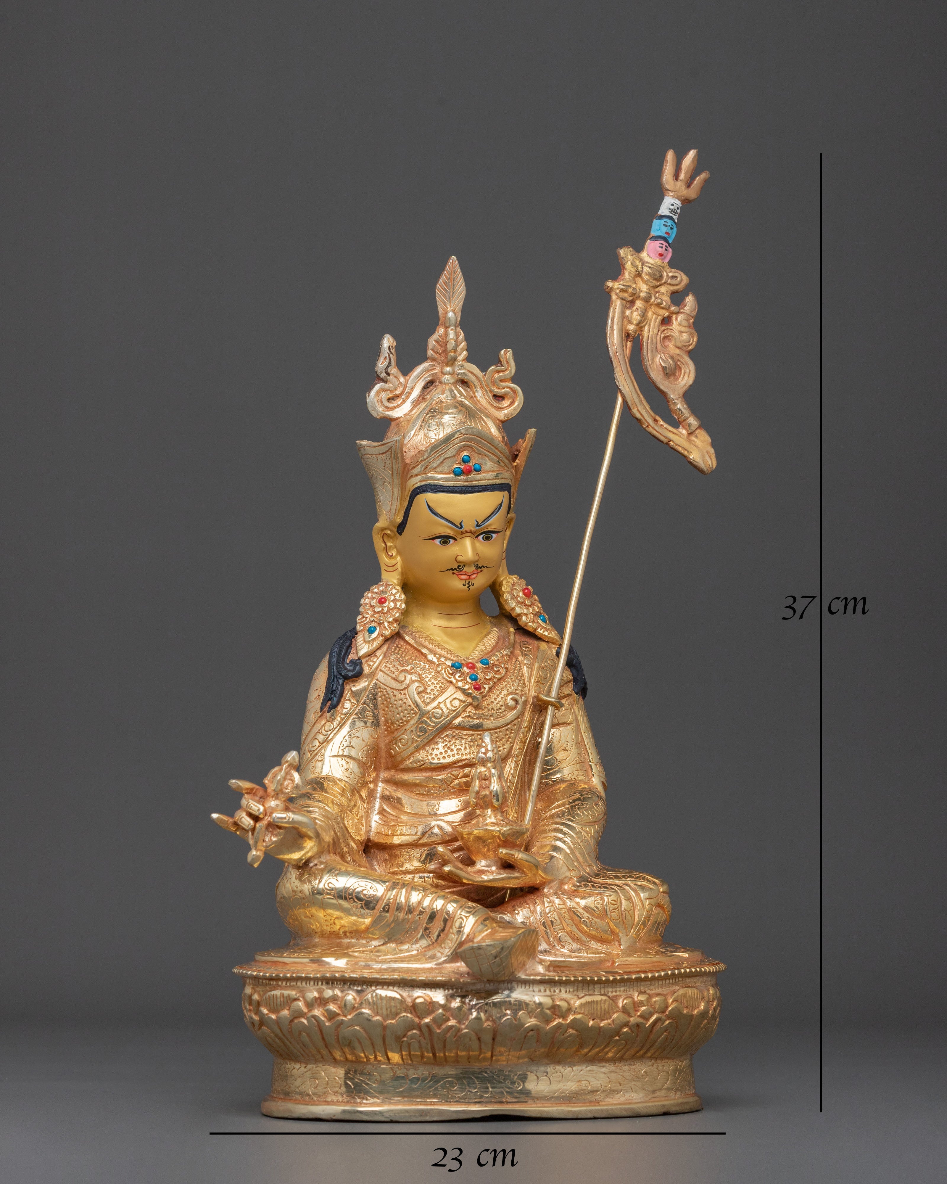 Handcrafted Spiritual Guru Rinpoche Statue | Sacred Home Decor