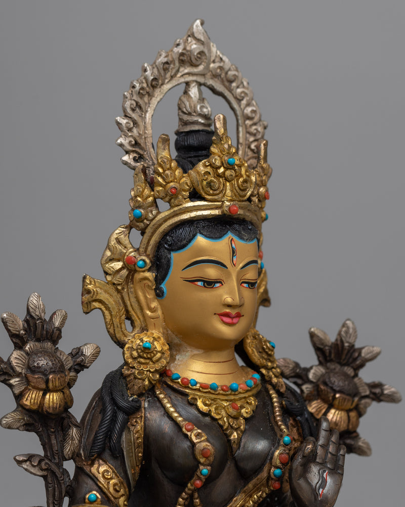 White Tara Meditation Statue | Embark on Inner Healing and Compassion