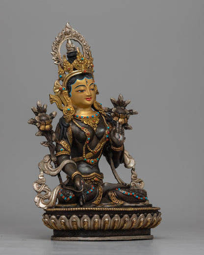 White Tara Meditation Statue | Embark on Inner Healing and Compassion