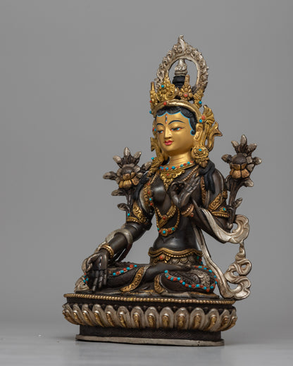 White Tara Meditation Statue | Embark on Inner Healing and Compassion