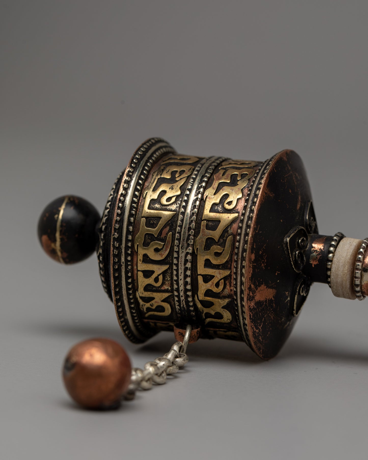 Buddhist Hand Prayer Wheel | Experience Devotion in the Palm of Your Hand