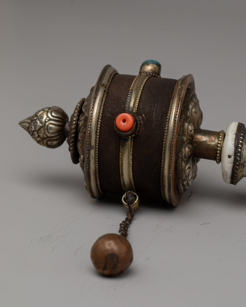 Tibetan Buddhist Hand Prayer Wheel | Carry Devotion Wherever You Go