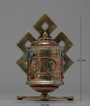 Himalayan Prayer Wheel | Tibetan Mantra Crafted