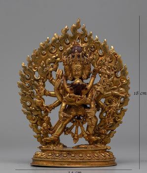 Heruka Chakrasamvara Statue | Embodiment of Enlightened Energy and Spiritual Mastery
