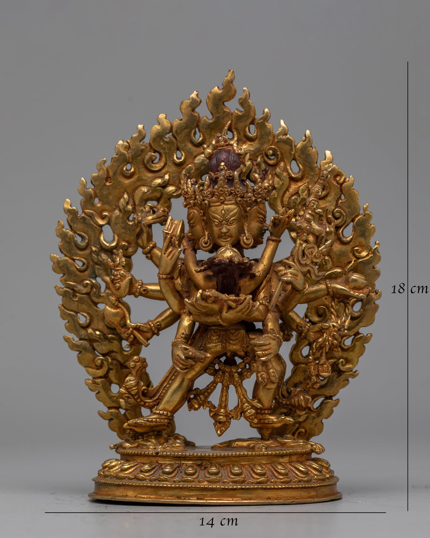 Heruka Chakrasamvara Statue | Embodiment of Enlightened Energy and Spiritual Mastery