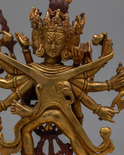 Heruka Chakrasamvara Statue | Embodiment of Enlightened Energy and Spiritual Mastery