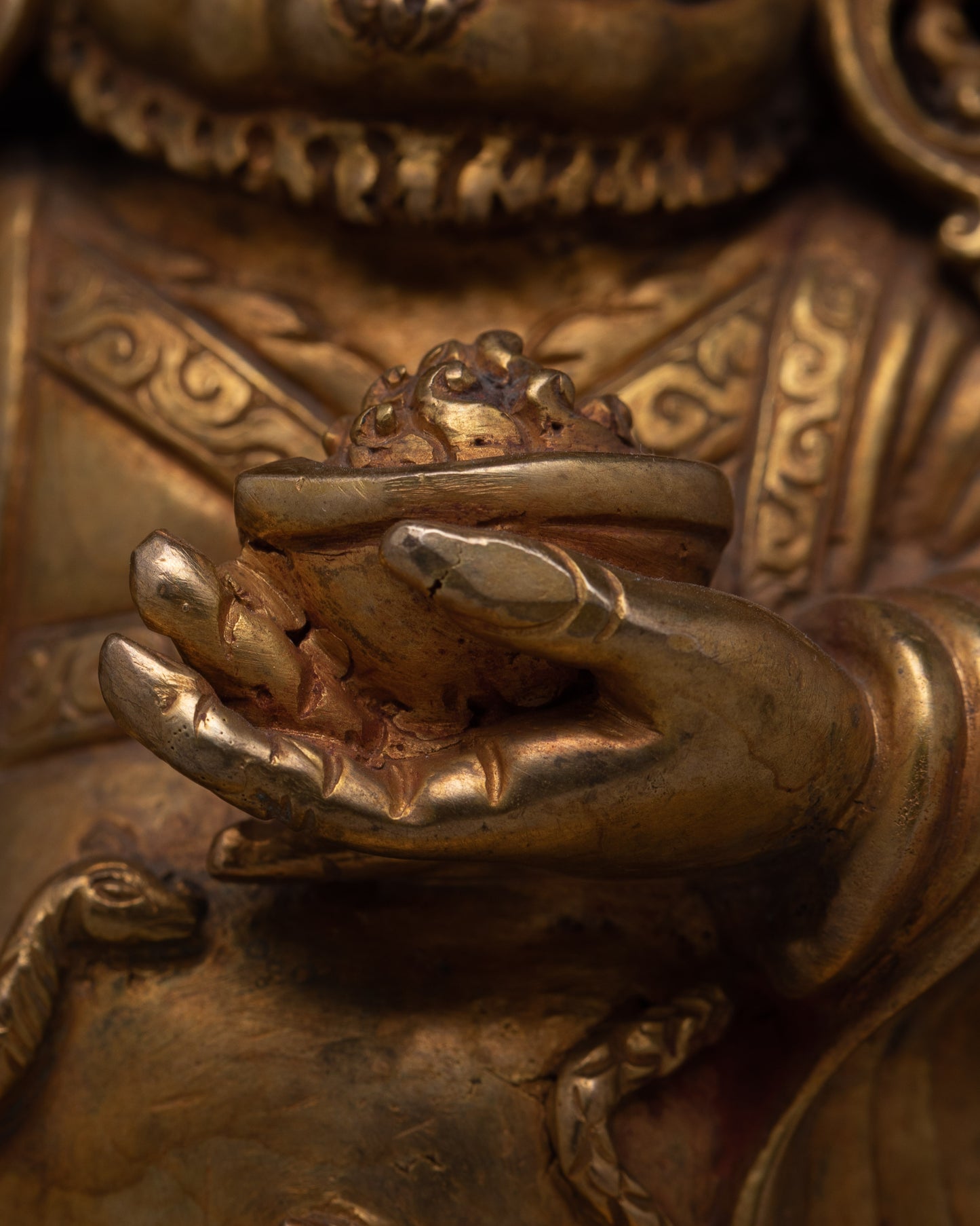 Wrathful Deity Bernagchen Mahakala Statue | Symbol of Fearlessness and Spiritual Protection