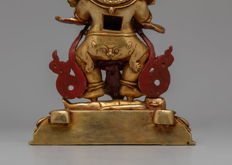 Tibetan Mahakala Shakya Statue | Buddhist Dharma Protector Deity