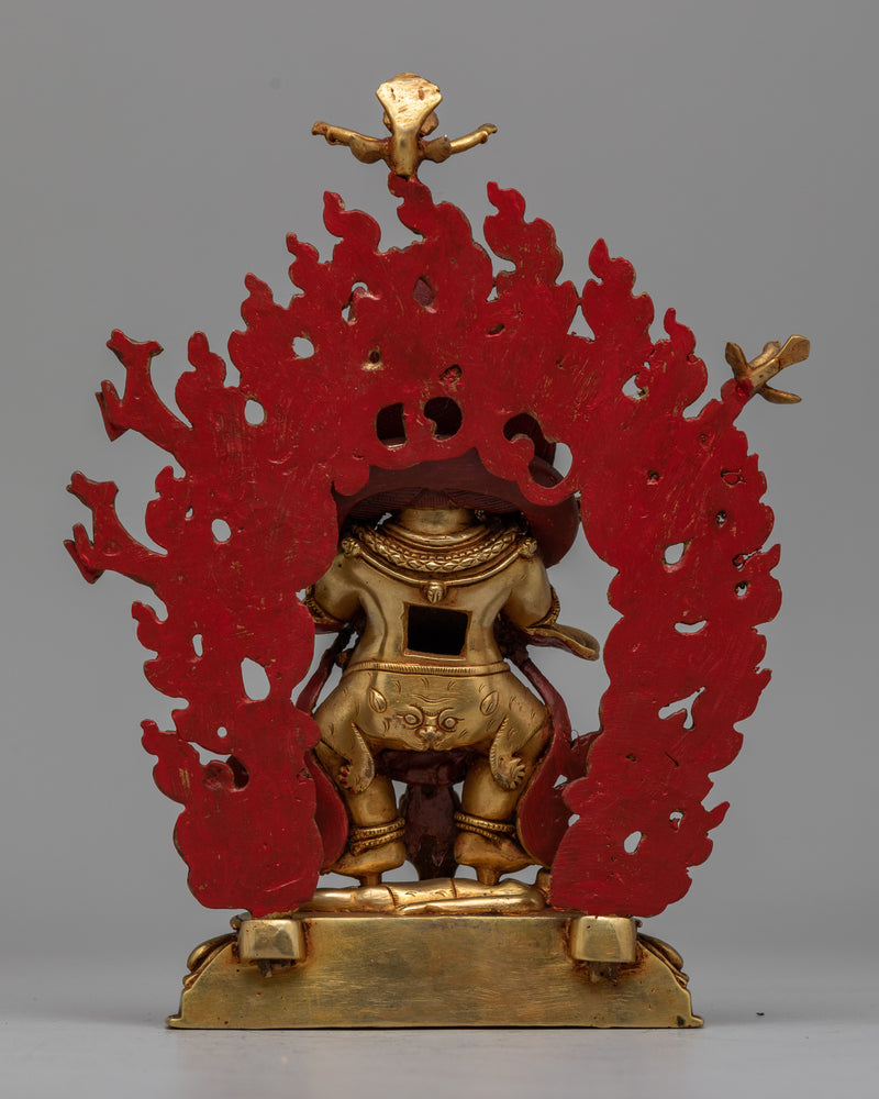 Tibetan Mahakala Shakya Statue | Buddhist Dharma Protector Deity