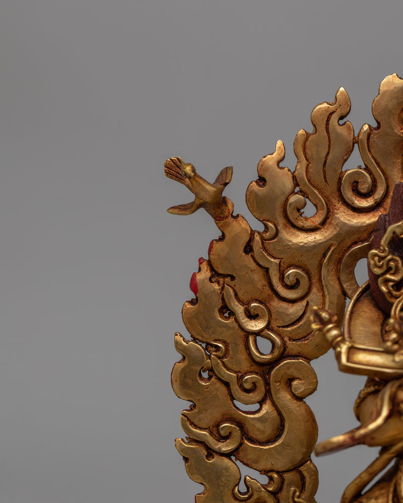 Tibetan Mahakala Shakya Statue | Buddhist Dharma Protector Deity