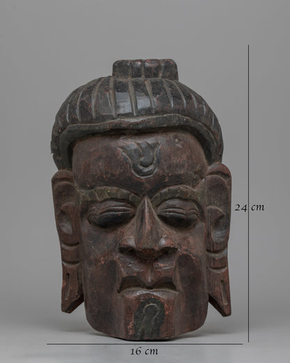 Carved Wood Mask | Enhancing Your Space with Artistic Sophistication