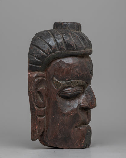 Carved Wood Mask | Enhancing Your Space with Artistic Sophistication