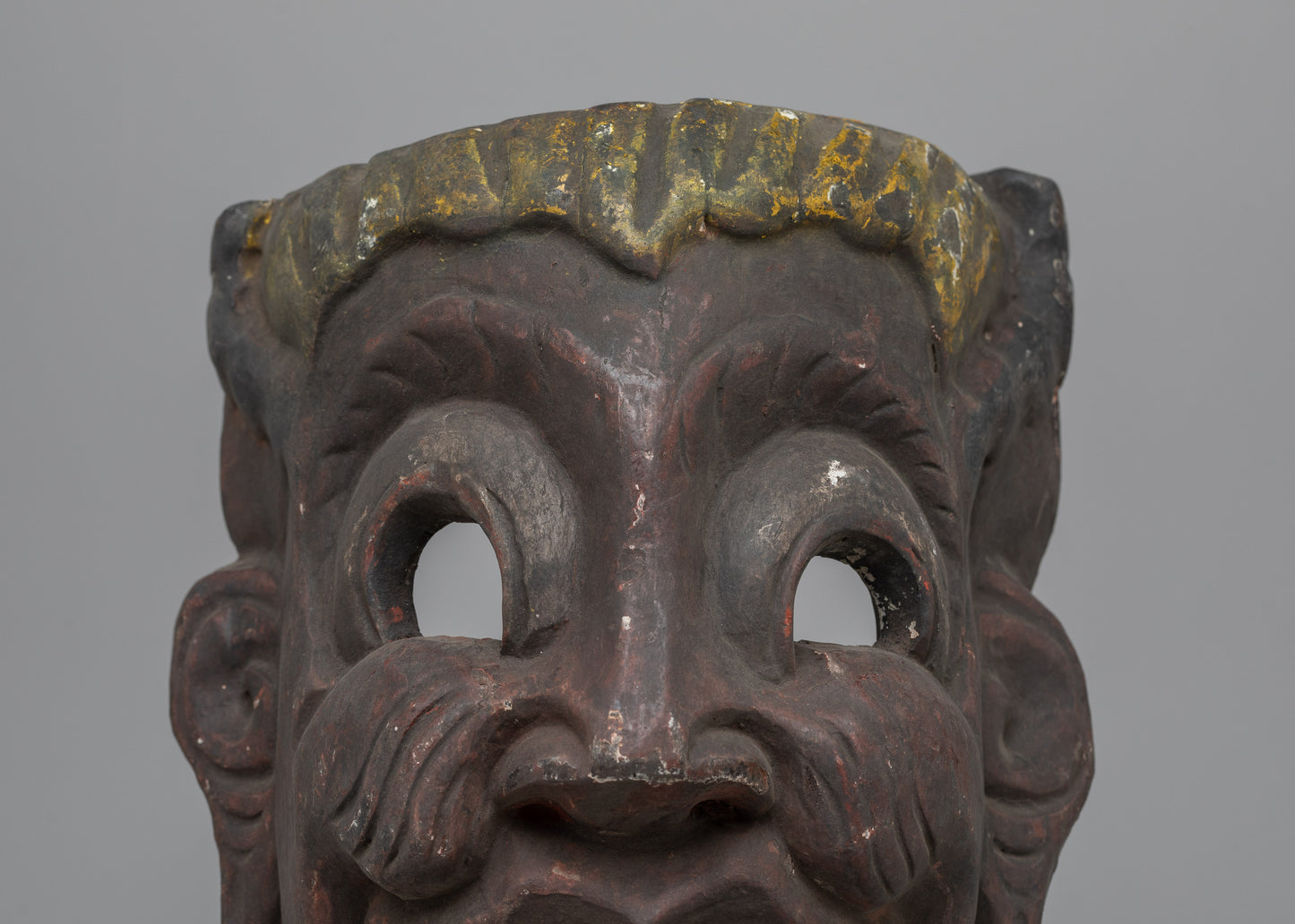 Antique Asian Wooden Mask | Adding Exotic Charm and Cultural Depth to Your Space