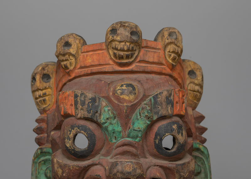 Nepalese Mahakala Mask | Harnessing the Power of Divine Protection