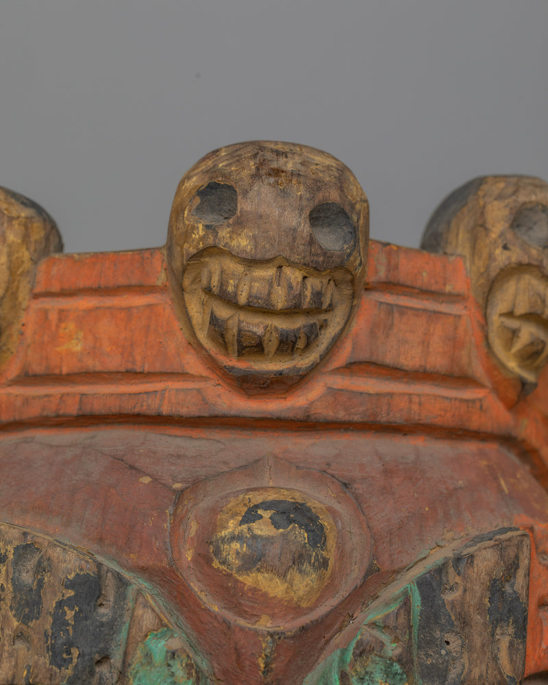 Nepalese Mahakala Mask | Harnessing the Power of Divine Protection