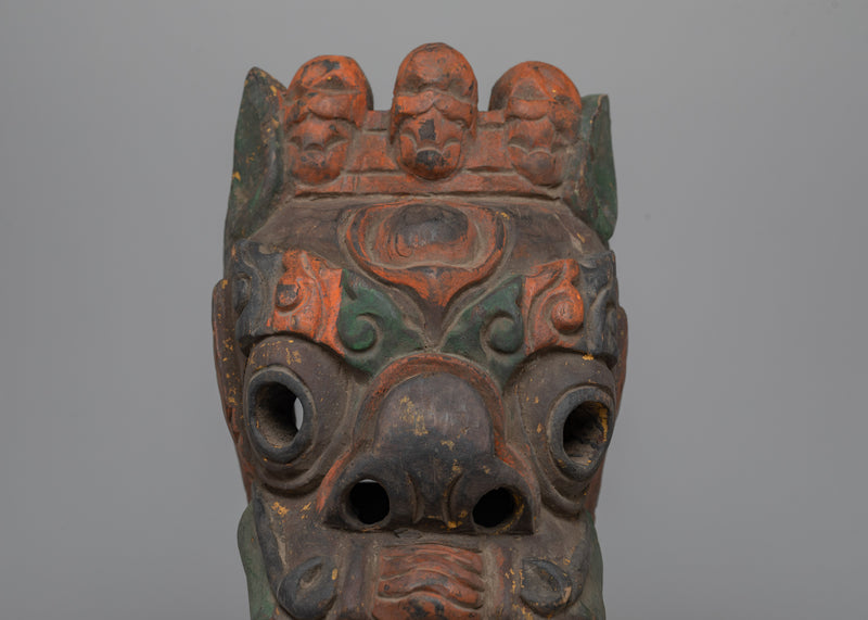 Fierce Deity Mask Face | Unleashing the Power and Majesty of Ancient Divinity