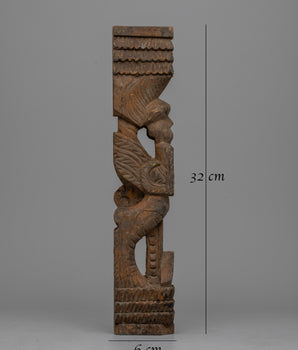 Newari Decorative Wood Post | Adding Charm and Character to Your Space