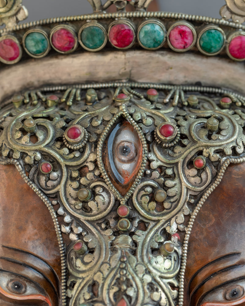 Big Ganesha Wall Hanging | Featuring the Divine Face of Ganesha