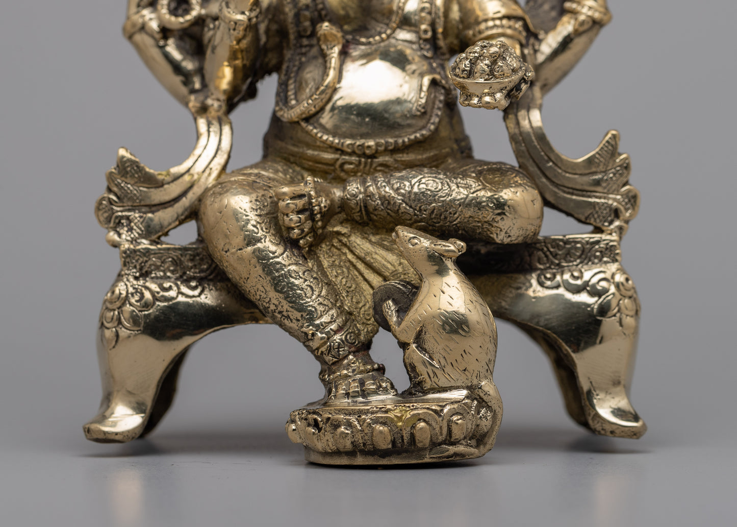 Brass Ganesh Idol | Channeling Divine Energy and Wisdom