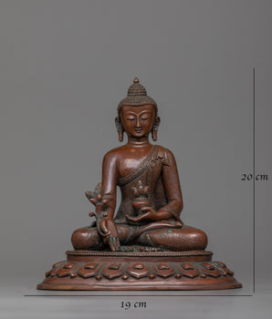 Tibetan Medicine Buddha Statue | Statue for Serenity and Inner Peace