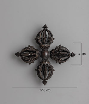 Double Crossed Vajra | Symbol of Dual Spiritual Power and Protection