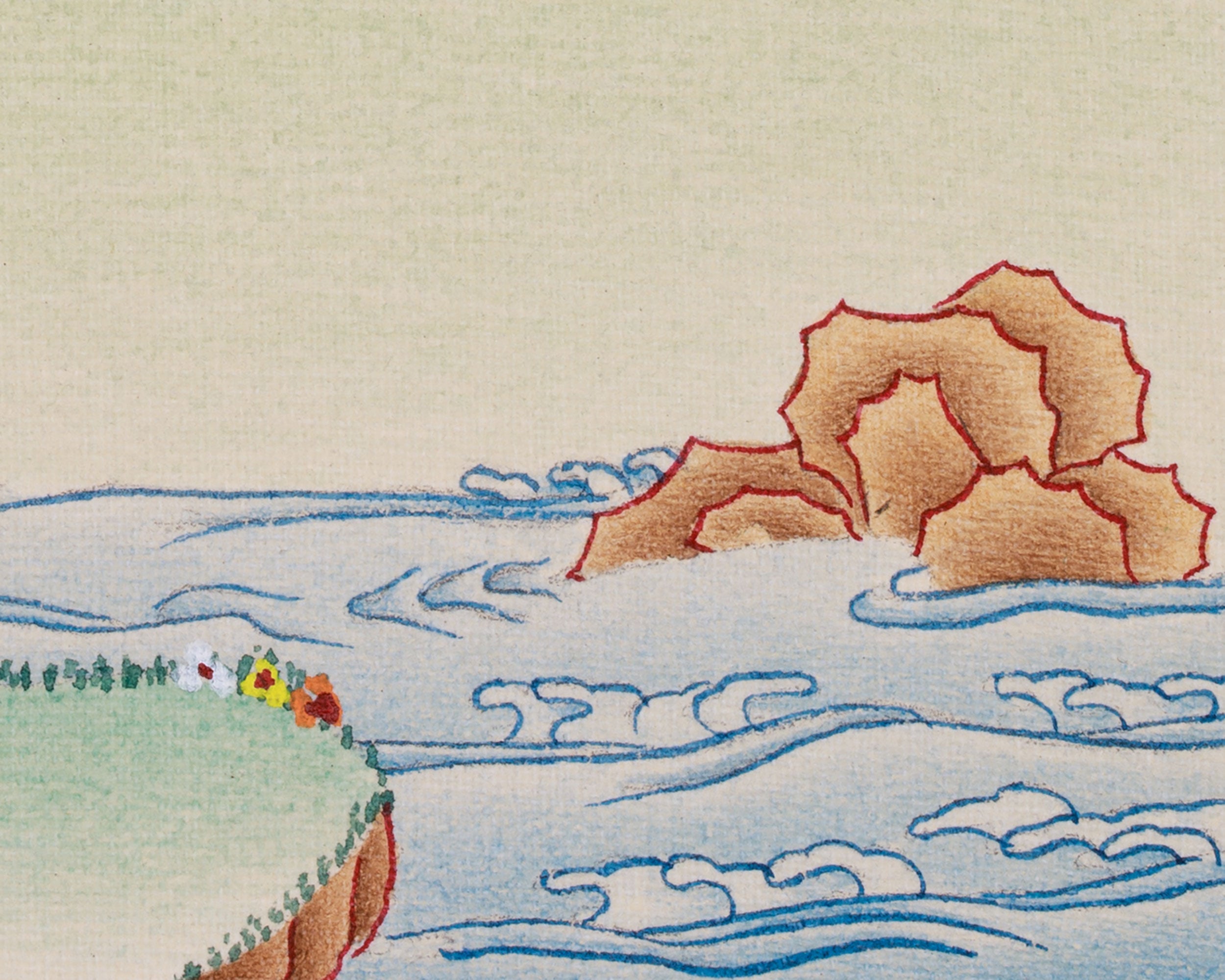 Female Buddhist White Tara Thangka | Symbol of Divine Protection and Peace