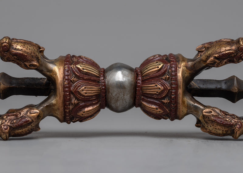 Vajra With Wooden Stand | Spiritual Symbolism Grounded in Natural Beauty