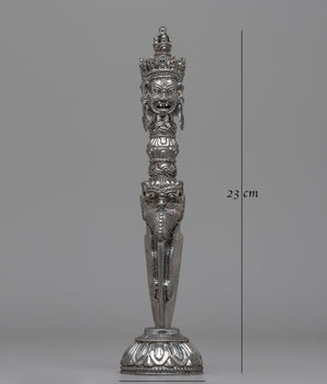Tibetan Phurba Ritual Dagger | Symbol of Spiritual Power and Sacred Ritual