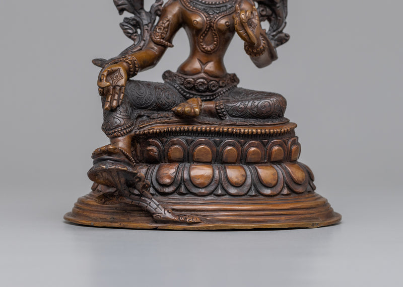 Green Tara Garden Statue | Bringing Serenity and Blessings to Your Outdoor Space