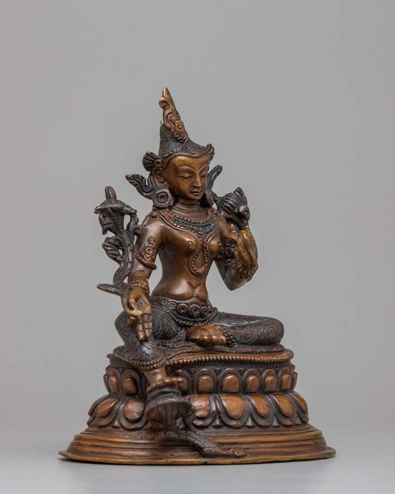 Green Tara Garden Statue | Bringing Serenity and Blessings to Your Outdoor Space