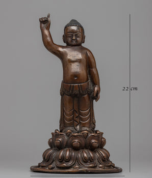 Standing Buddha Statue | Serene Symbol of Enlightenment and Inner Peace