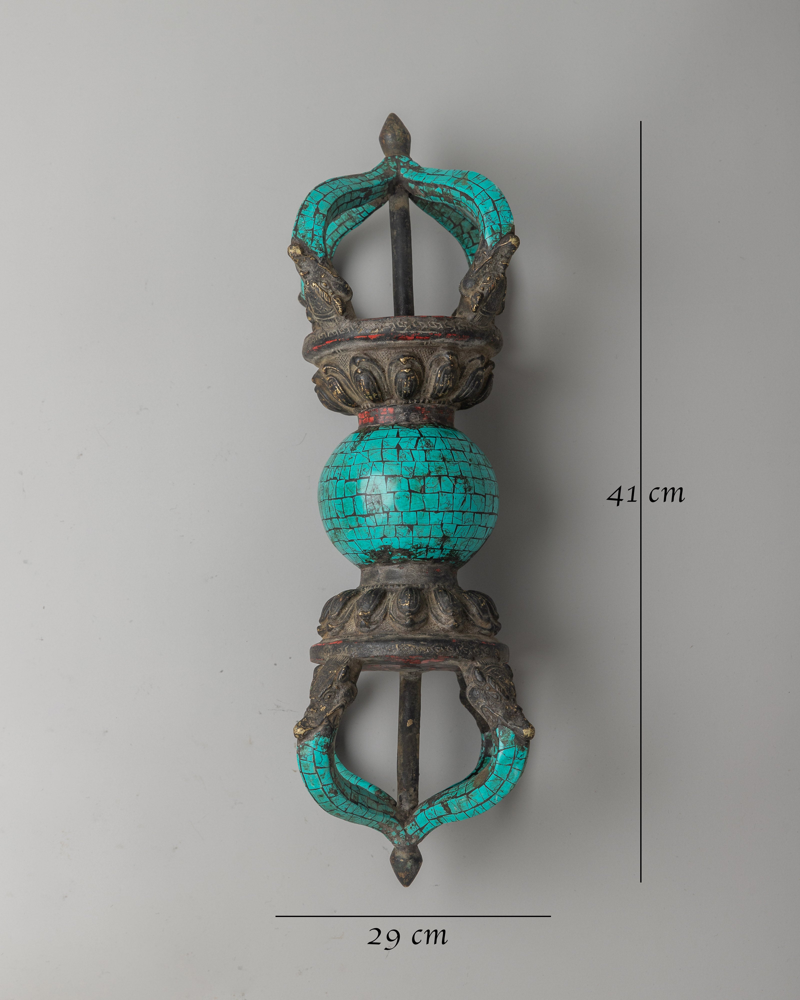 Buddhist Brass Dorje | Symbol of Divine Power and Spiritual Clarity