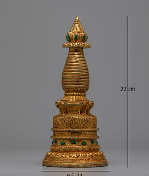 Buddhist Altar Stupa | Sacred Shrine for Spiritual Contemplation and Reverence