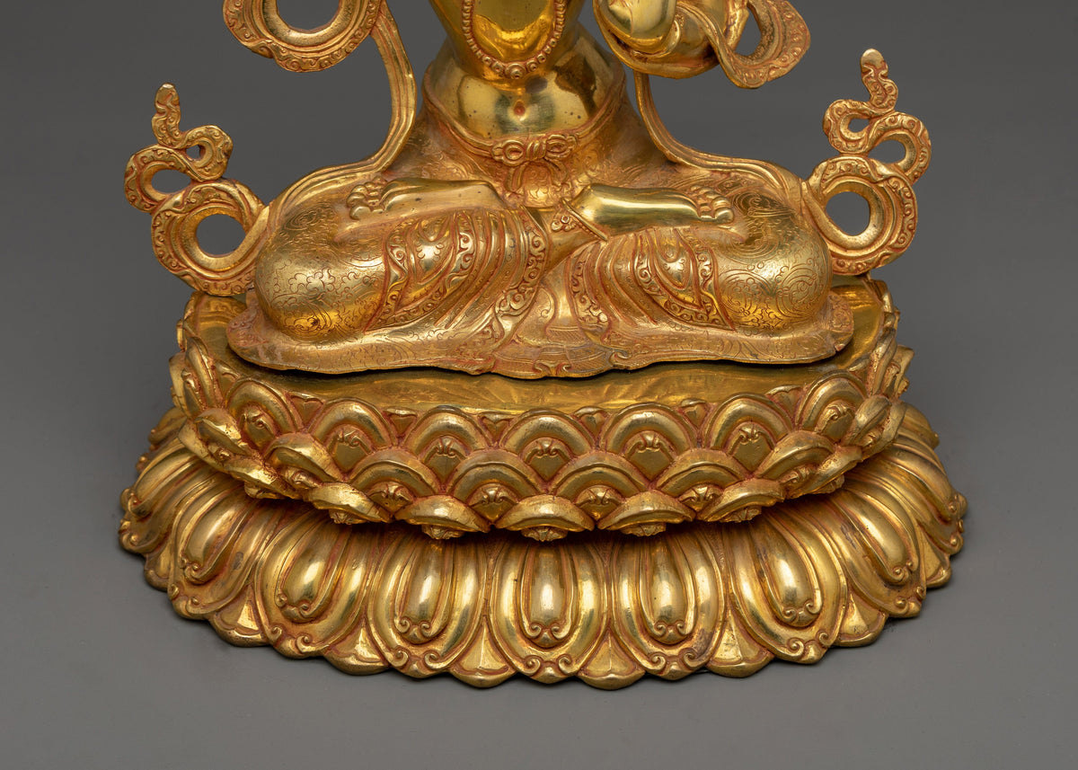 Handcrafted Manjushri Nepalese Statue | Embodiment of Wisdom and Enlightenment