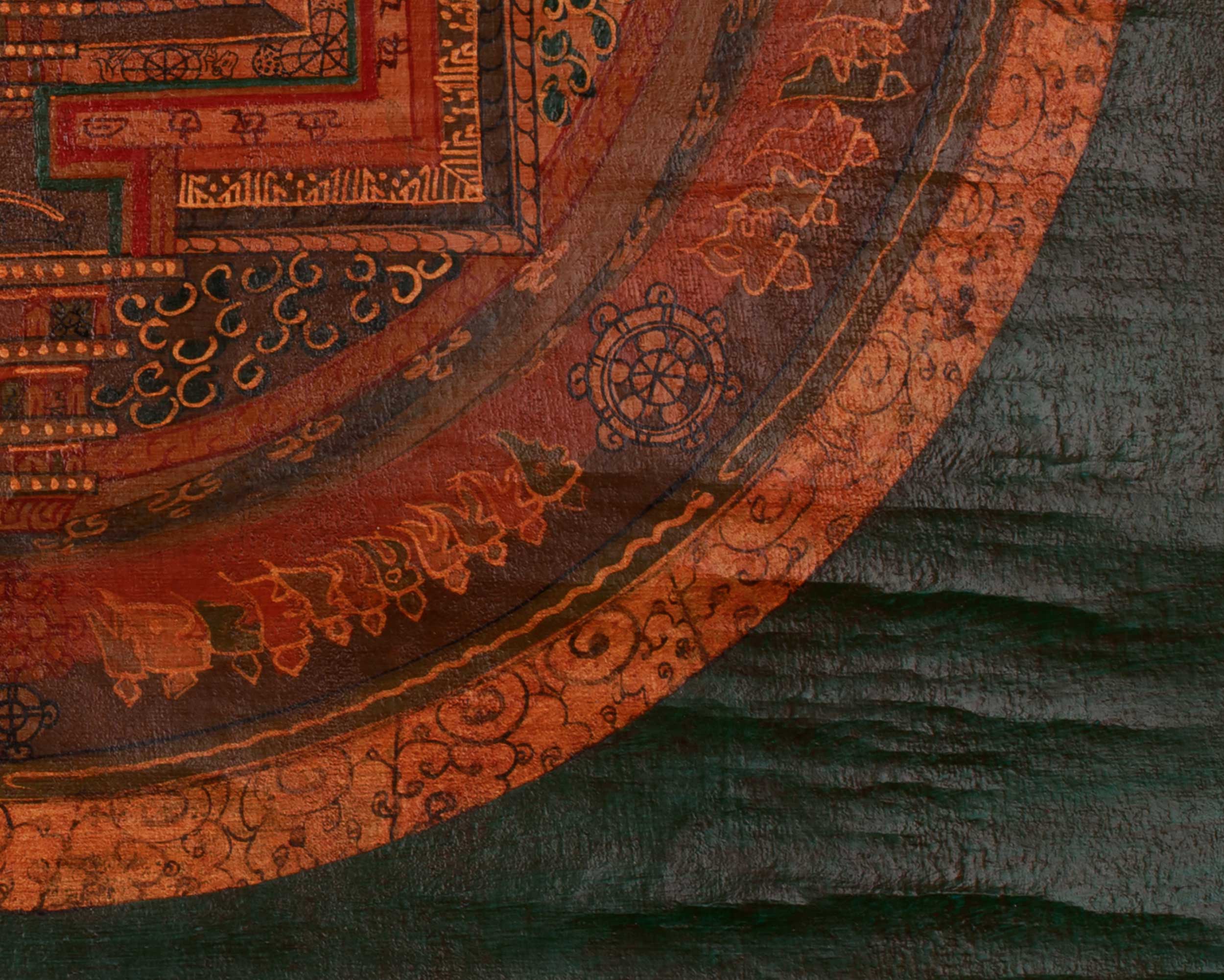 Himalayan Art of The Kalachakra Mandala | Buddhist Meditation Artwork