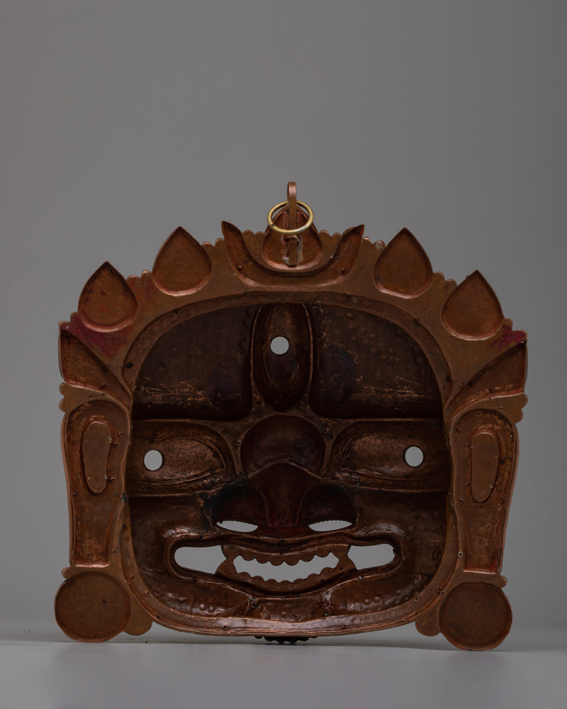 The Fierce Deity Mask | Mahakala's Symbol of Protective Power and Spiritual Vigilance