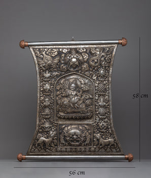 Namtoshe Metal Thanka | Blending Artisanal Mastery with Spiritual Iconography