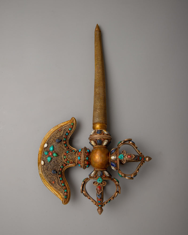 Tibetan Axe | Symbol of Strength, Protection, and Spiritual Resolve