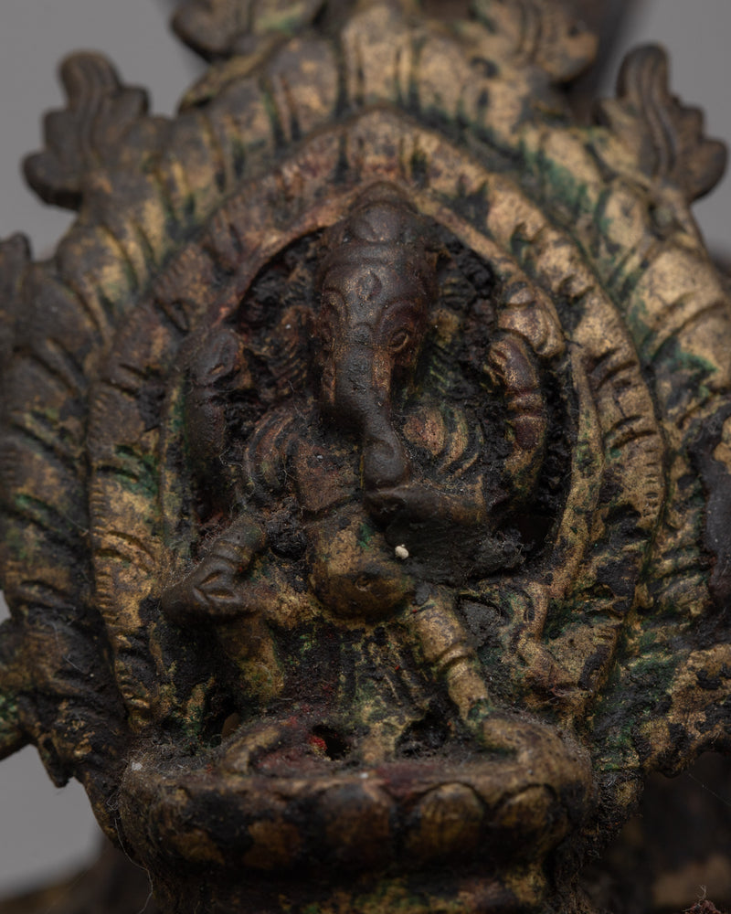 Antique Newari Sukunda | Exquisite Relic of Cultural Heritage and Artistic Mastery